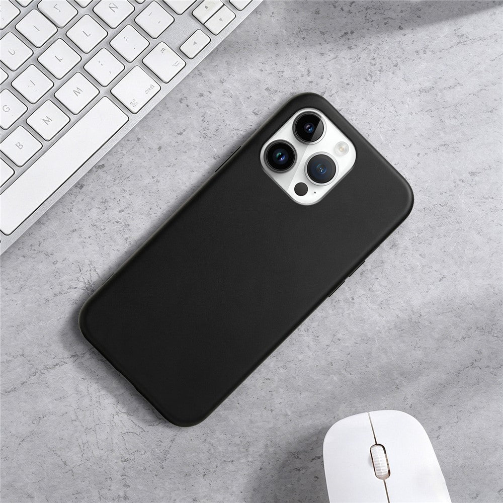 For iPhone 15 Pro Max Case Soft TPU Anti-Drop Non-Slip Texture Phone Cover