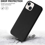 For iPhone 15 Case Soft TPU Anti-Drop Non-Slip Texture Phone Cover