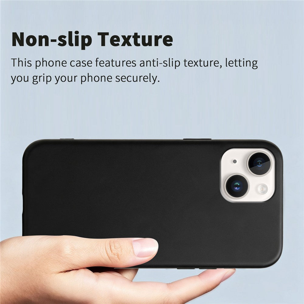 For iPhone 15 Case Soft TPU Anti-Drop Non-Slip Texture Phone Cover