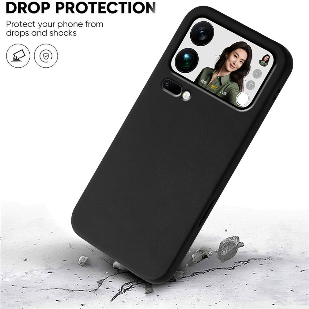 For Xiaomi 17 Pro Max Case Soft TPU Anti-Drop Non-Slip Texture Phone Cover