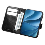QIALINO For iPhone Fold Case Genuine Cow Leather Stand Wallet Phone Cover