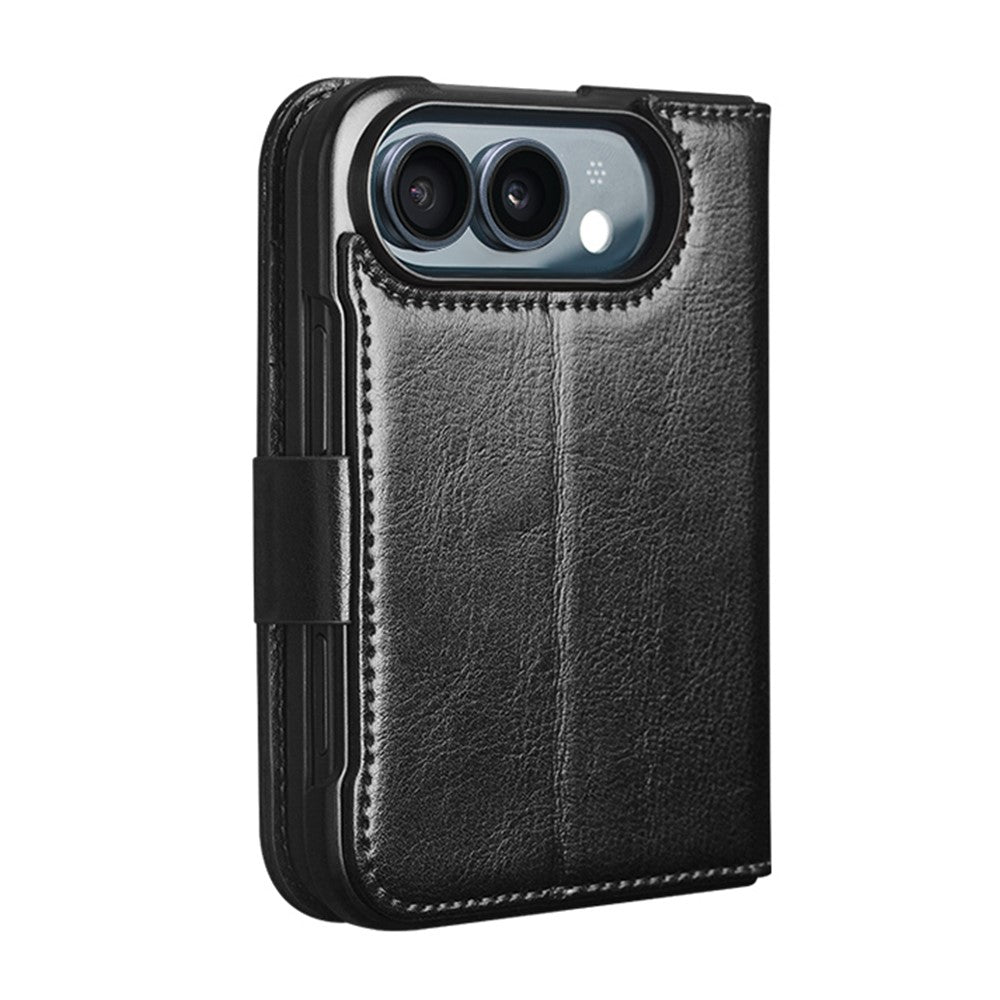 QIALINO For iPhone Fold Case Genuine Cow Leather Stand Wallet Phone Cover