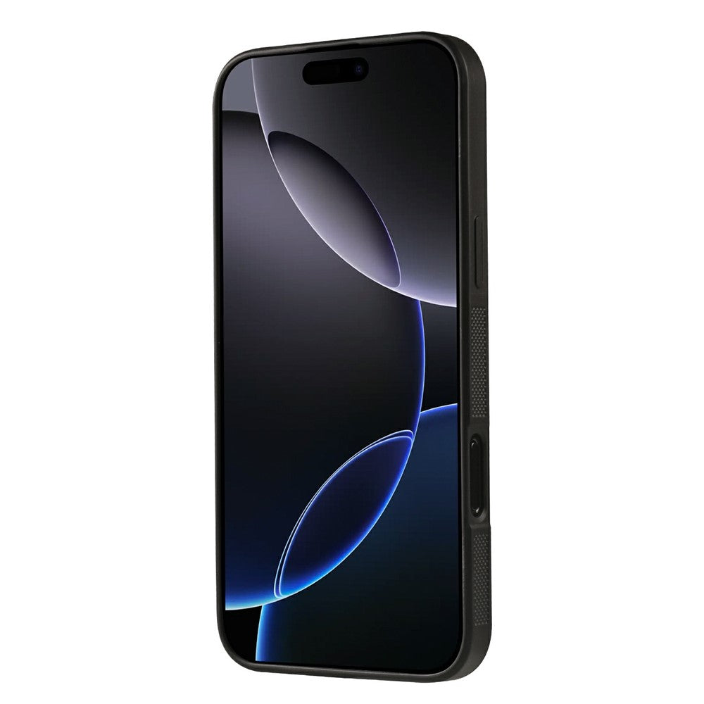 FORWENW F9 Series for iPhone 16 Pro Max Case PU Leather + TPU RFID Blocking Card Holder Kickstand Phone Cover