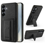 FORWENW F9-serie til Samsung Galaxy S24 FE-cover PU-læder + TPU RFID-blokerende kortholder støtteben telefoncover