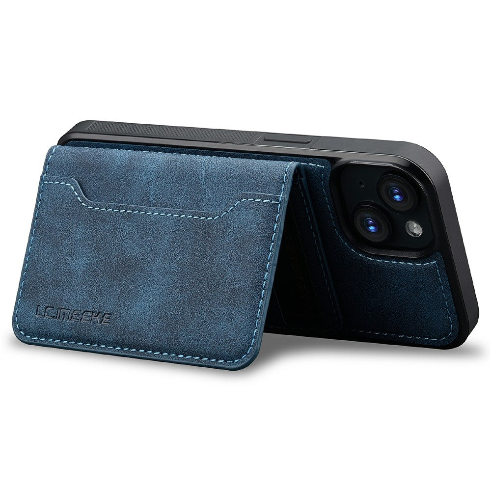 LC.IMEEKE L7-serien til iPhone 13 mini / 12 mini Magnetisk Cover Læder + TPU Telefoncover med Aftagelig Kortholder