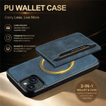 LC.IMEEKE L7-serien til iPhone 13 mini / 12 mini Magnetisk Cover Læder + TPU Telefoncover med Aftagelig Kortholder