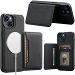 LC.IMEEKE L7-serien til iPhone 13 mini / 12 mini Magnetisk Cover Læder + TPU Telefoncover med Aftagelig Kortholder