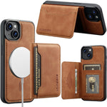 LC.IMEEKE L7-serien til iPhone 13 mini / 12 mini Magnetisk Cover Læder + TPU Telefoncover med Aftagelig Kortholder