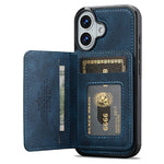 LC.IMEEKE L7-serien til iPhone 17 Magnetisk etui Læder + TPU telefoncover med aftagelig kortholder