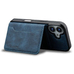 LC.IMEEKE L7-serien til iPhone 17 Magnetisk etui Læder + TPU telefoncover med aftagelig kortholder