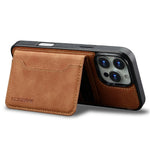 LC.IMEEKE L7 Series til iPhone 16 Pro Magnetisk cover i læder + TPU med aftagelig kortholder