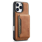 LC.IMEEKE L7 Series til iPhone 16 Pro Magnetisk cover i læder + TPU med aftagelig kortholder