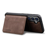 LC.IMEEKE L7-serien til Samsung Galaxy S26 FE / Galaxy S25 FE, magnetisk læderetui + TPU-mobilcover med aftagelig kortholder