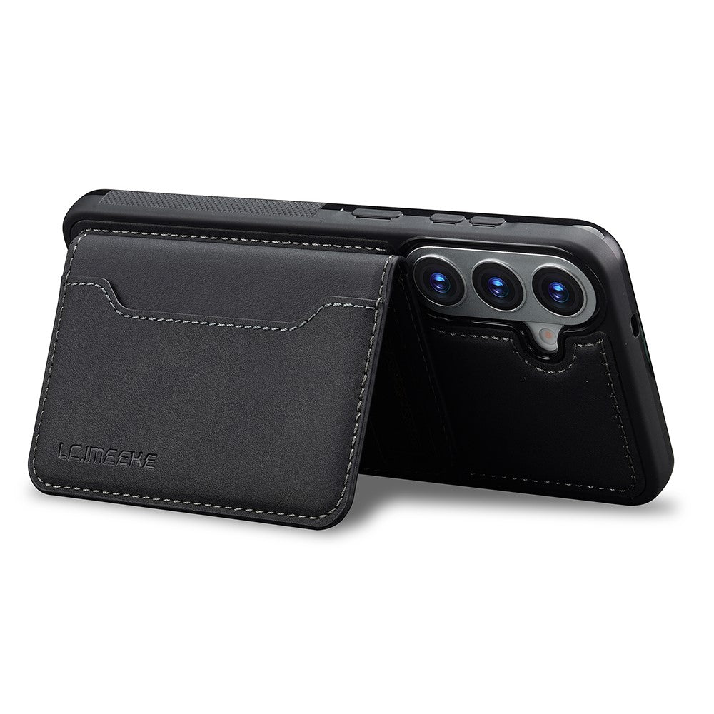LC.IMEEKE L7-serien för Samsung Galaxy A18 5G / A18 4G / A17 5G / A17 4G / A16 5G / A16 4G Magnetiskt fodral i läder + TPU-mobilskal med avtagbar korthållare