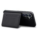LC.IMEEKE L7-serien til Samsung Galaxy A37 5G / A56 5G / A36 5G, magnetisk etui i læder + TPU-mobilcover med aftagelig kortholder