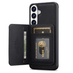 LC.IMEEKE L7-serie til Samsung Galaxy A57 5G magnetisk cover i læder + TPU-telefoncover med aftagelig kortholder