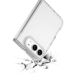 För iPhone Vikbart Fodral Militärklassat Droppskydd Akryl + TPU Mobilskal