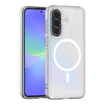 Samsung Galaxy A16 4G / A16 5G Magnetiskt Skal Klar Akryl + TPU Anti-Gult mobilskydd