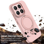 For Xiaomi 17 Magnetic Case Rotating Ring Kickstand TPU + PC Back Cover