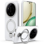 For Xiaomi 17 Ultra 5G Magnetic Case Rotating Ring Kickstand TPU + PC Back Cover