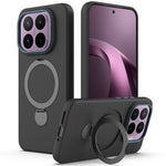 Xiaomi 17T-magnetetui med roterende ringstøtte, TPU + PC-bagside