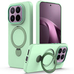 Xiaomi 17T-magnetetui med roterende ringstøtte, TPU + PC-bagside
