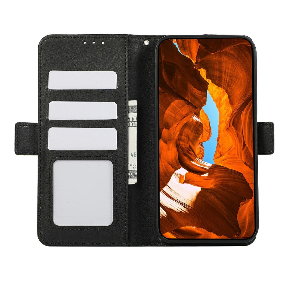 ABEEL Til Oppo A7 Pro Max 5G Etui Læder Telefoncover med RFID Blokerende Pung