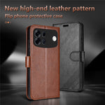 AZNS For Oppo A7 Pro Max 5G Case Anti-Scratch PU Leather Stand Wallet Phone Cover