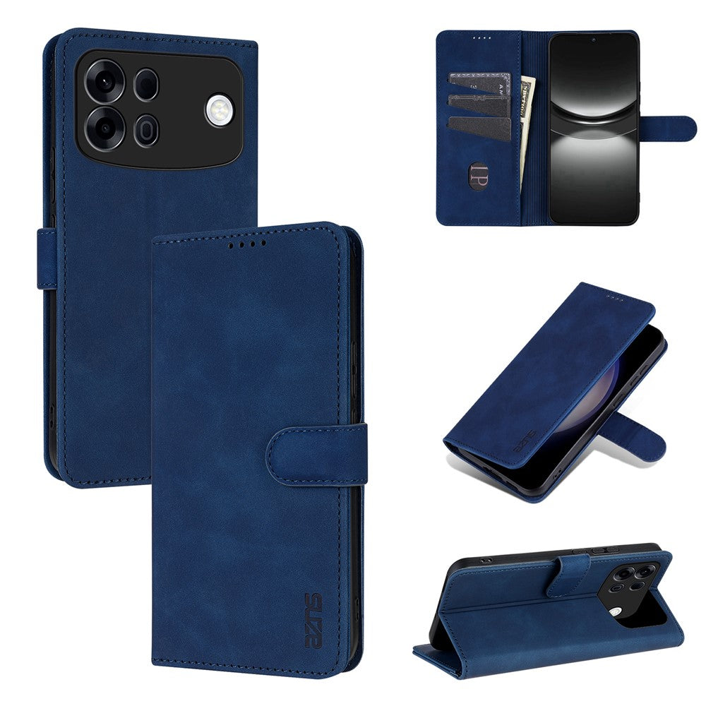 AZNS For Oppo A7 Pro Max 5G Case PU Leather Wallet Phone Cover