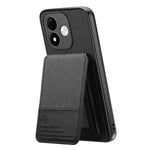 For Xiaomi Redmi Note 17 4G (Global) / Note 17 5G (Global) / Note 17 (India / China) 5G Case Cloth Texture Leather + PC + TPU Phone Cover with RFID Blocking Card Holder