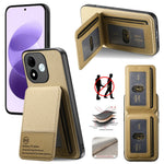 For Xiaomi Redmi Note 17 4G (Global) / Note 17 5G (Global) / Note 17 (India / China) 5G Case Cloth Texture Leather + PC + TPU Phone Cover with RFID Blocking Card Holder