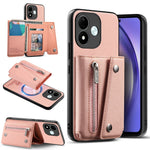 For Xiaomi Redmi Note 17 4G (Global) / Note 17 5G (Global) / Note 17 (India / China) 5G Magnetic Case Twill Cloth Texture PU Leather Phone Back Cover with Tri-fold Card Holder