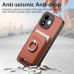 For Xiaomi Redmi Note 17 4G (Global) / Note 17 5G (Global) / Note 17 (India / China) 5G Case Cloth Texture Leather + PC + TPU Phone Cover with Detachable Magnetic Ring Kickstand Card Holder