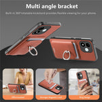 For Xiaomi Redmi Note 17 4G (Global) / Note 17 5G (Global) / Note 17 (India / China) 5G Case Cloth Texture Leather + PC + TPU Phone Cover with Detachable Magnetic Ring Kickstand Card Holder