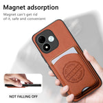 For Xiaomi Redmi Note 17 4G (Global) / Note 17 (India / China) 5G / Note 17 5G (Global) Case Twill Texture Leather PC TPU Phone Cover with Detachable Magnetic Card Holder
