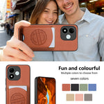 For Xiaomi Redmi Note 17 4G (Global) / Note 17 (India / China) 5G / Note 17 5G (Global) Case Twill Texture Leather PC TPU Phone Cover with Detachable Magnetic Card Holder