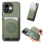 For Xiaomi Redmi Note 17 4G (Global) / Note 17 (India / China) 5G / Note 17 5G (Global) Case Twill Texture Leather PC TPU Phone Cover with Detachable Magnetic Card Holder