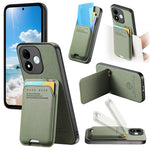 For Xiaomi Redmi Note 17 4G (Global) / Note 17 5G (Global) / Note 17 (India / China) 5G Case Cloth Texture Leather + PC + TPU Phone Cover with Card Holder Kickstand