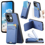 For Xiaomi Redmi Note 17 4G (Global) / Note 17 5G (Global) / Note 17 (India / China) 5G Case Cloth Texture Leather + PC + TPU Phone Cover with Card Holder Kickstand