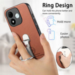 CASENEO BW-12 for Xiaomi Redmi Note 17 4G (Global) / Note 17 5G (Global) / Note 17 (India / China) 5G Case Folding Kickstand Twill Texture Leather Back Cover
