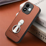 CASENEO BW-12 for Xiaomi Redmi Note 17 4G (Global) / Note 17 5G (Global) / Note 17 (India / China) 5G Case Folding Kickstand Twill Texture Leather Back Cover