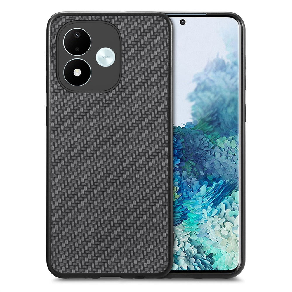 For Xiaomi Redmi Note 17 4G (Global) / Note 17 5G (Global) / Note 17 (India / China) 5G Case Carbon Fiber Texture PU Leather + PC + TPU Phone Cover