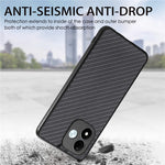 For Xiaomi Redmi Note 17 4G (Global) / Note 17 5G (Global) / Note 17 (India / China) 5G Case Carbon Fiber Texture PU Leather + PC + TPU Phone Cover