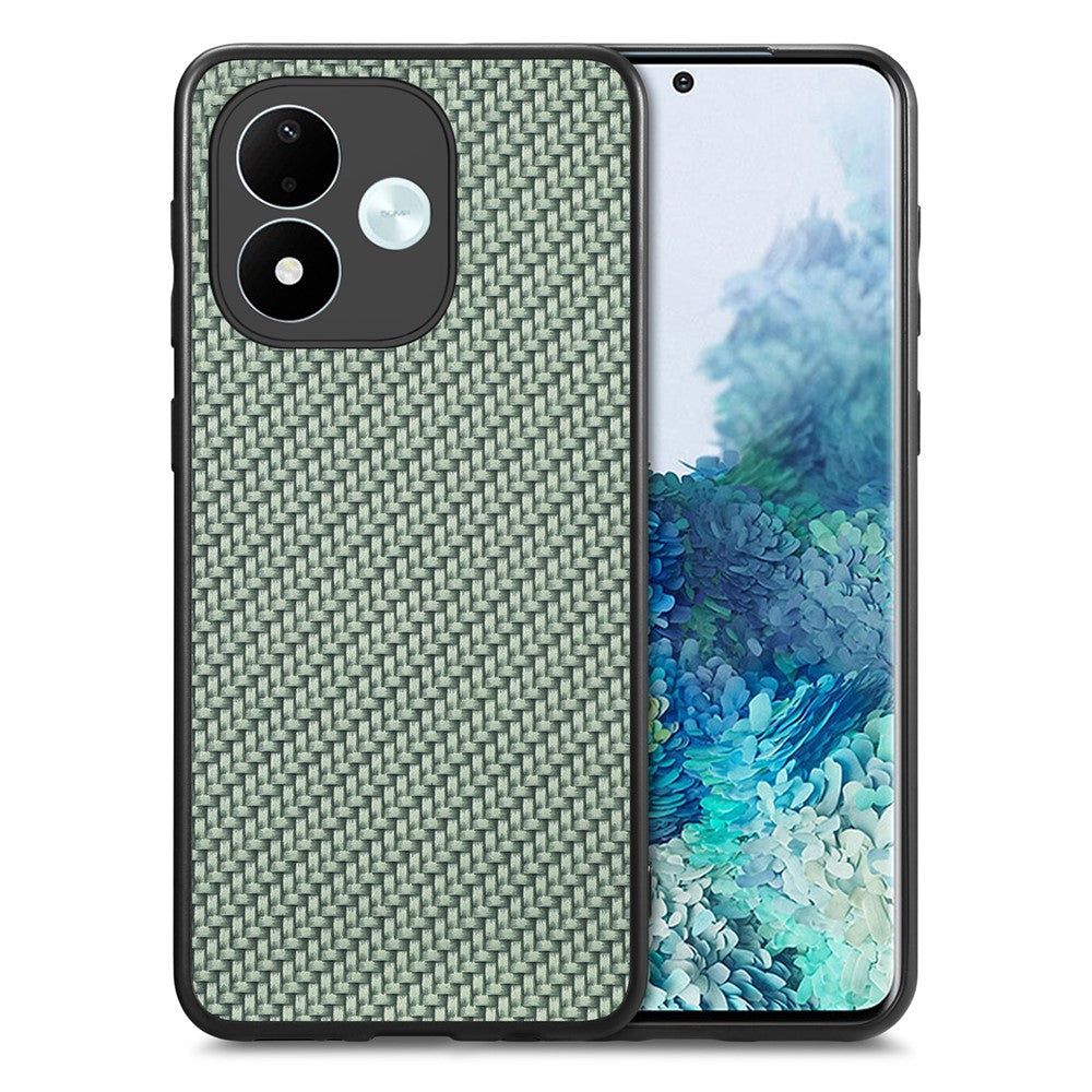 For Xiaomi Redmi Note 17 4G (Global) / Note 17 5G (Global) / Note 17 (India / China) 5G Case Carbon Fiber Texture PU Leather + PC + TPU Phone Cover