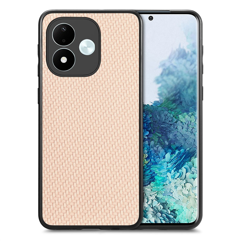 For Xiaomi Redmi Note 17 4G (Global) / Note 17 5G (Global) / Note 17 (India / China) 5G Case Carbon Fiber Texture PU Leather + PC + TPU Phone Cover