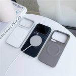 For Xiaomi 17 Pro Magnetic Case with Detachable Kickstand Grid Texture Tech Fabric Coated PC + TPU Phone Cover