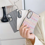 Til Samsung Galaxy Z Fold8 cover Vævet tekstil Stof + PC beskyttelsescover med aftagelig håndrem med rhinsten