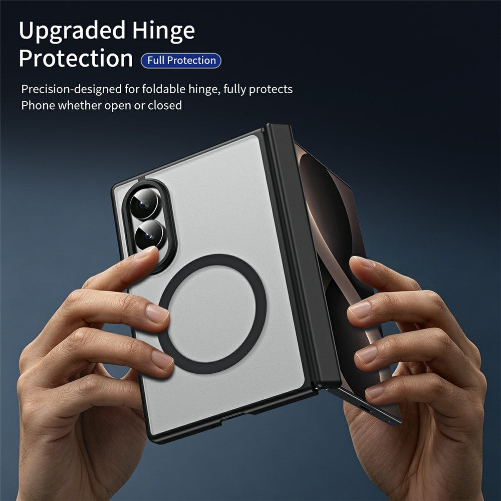 Til Samsung Galaxy Z Fold8 cover hårdt PC mat telefoncover med indbygget hærdet glasfilm