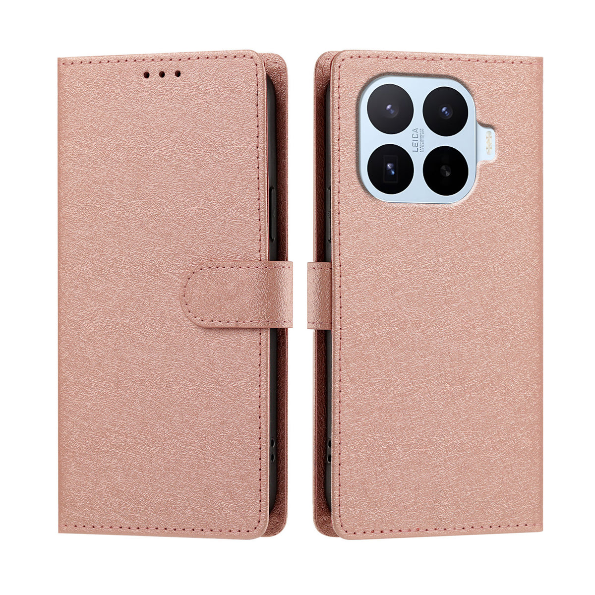 For Xiaomi 17T Case Silk Texture PU Leather Wallet Flip Stand Phone Cover with Wrist Strap