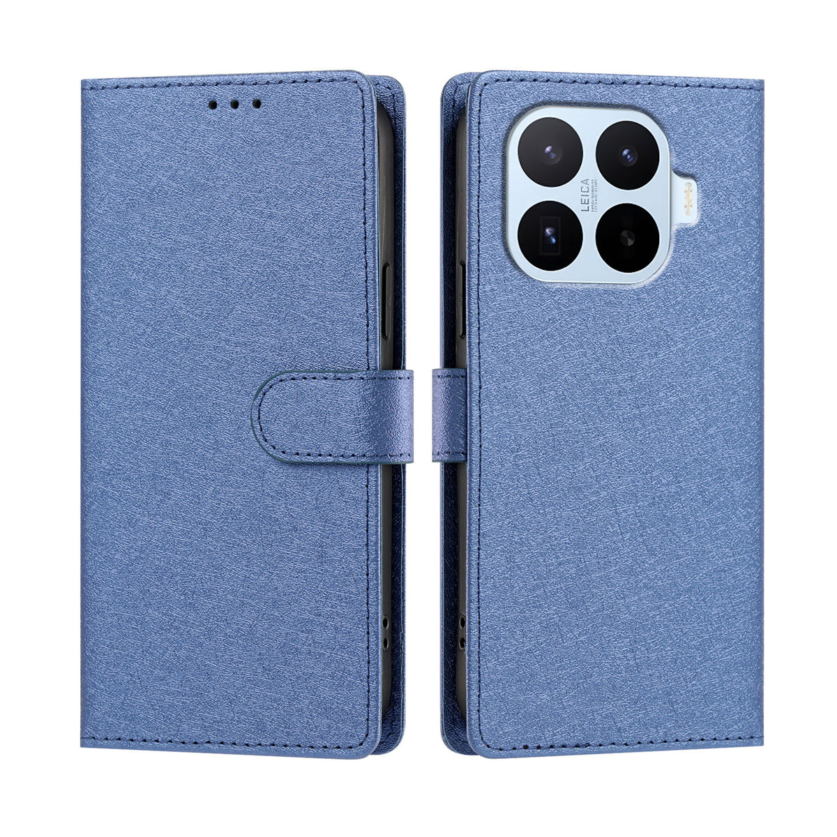 For Xiaomi 17T Case Silk Texture PU Leather Wallet Flip Stand Phone Cover with Wrist Strap